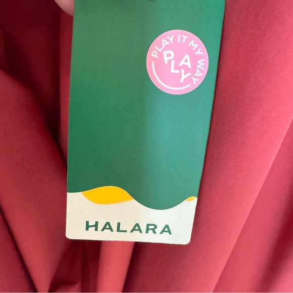 HALARA Breezeful Racerback Salmon High Low Flowy Midi Quick Dry Casual Dress XL - Picture 13 of 14